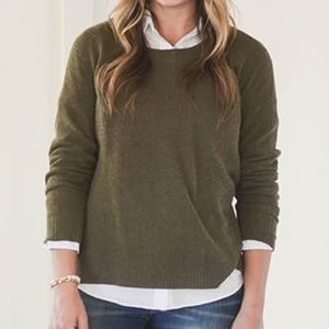 Madewell Knit Olive Crewneck Sweater